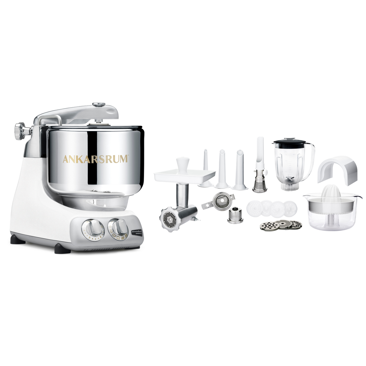 Ankarsrum Paket Allrounderset mit Deluxe Zubehörset