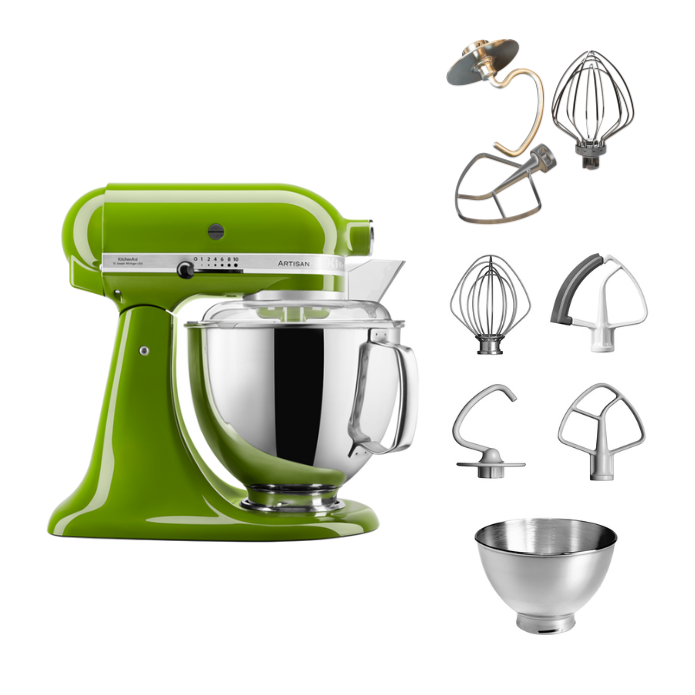 KitchenAid 4,8 L 5KSM175 Artisan Küchenmaschine Tschimmlover mit Tschimmhook Rührelementen