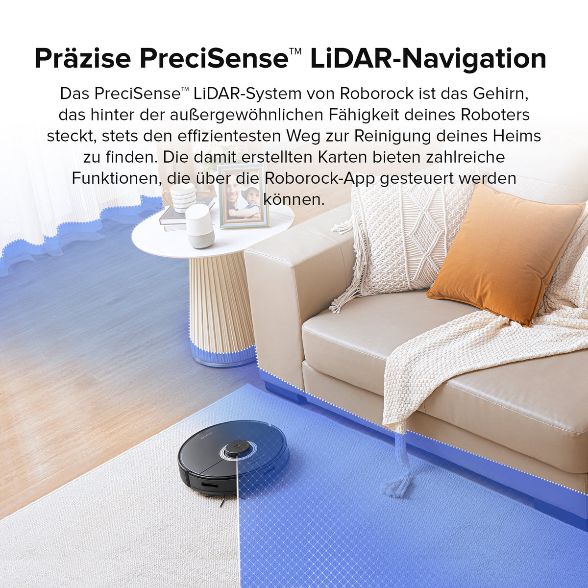 Roborock Q7 Max+ Saug- und Wischroboter mit Auto-Entleerungsstation
