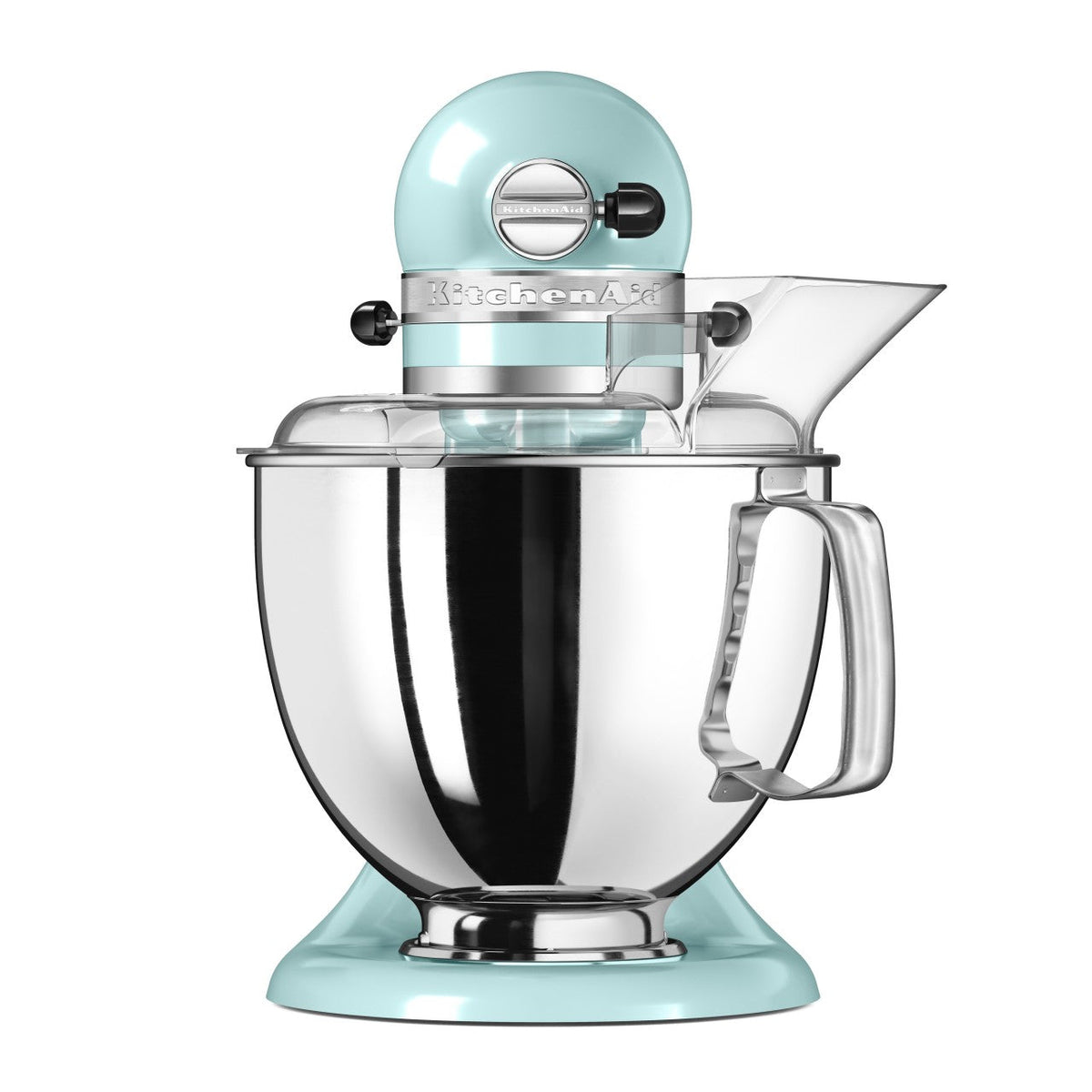 KitchenAid 4,8 L 5KSM175 Artisan Küchenmaschine Steellover mit Edelstahl-Werkzeugen