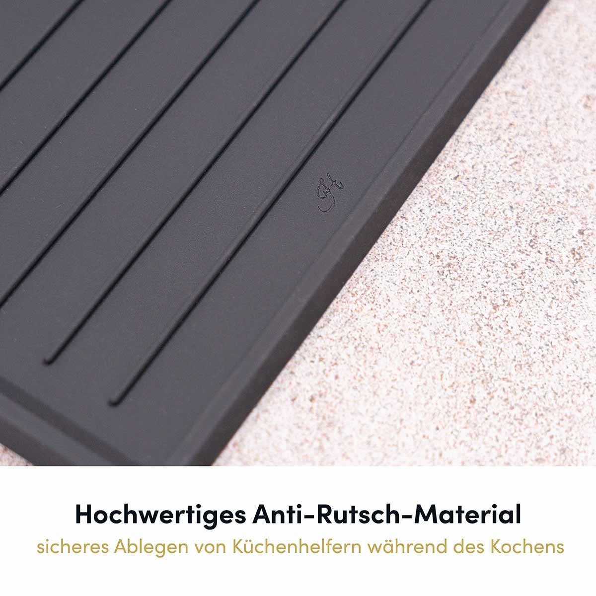 Praktische Ablage für drei Küchenhelfer