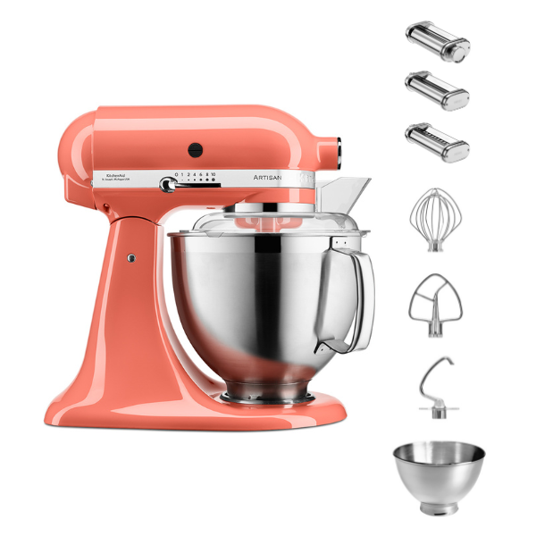 KitchenAid Artisan 5KSM185 Küchenmaschine 4,8 L Pastalover Set