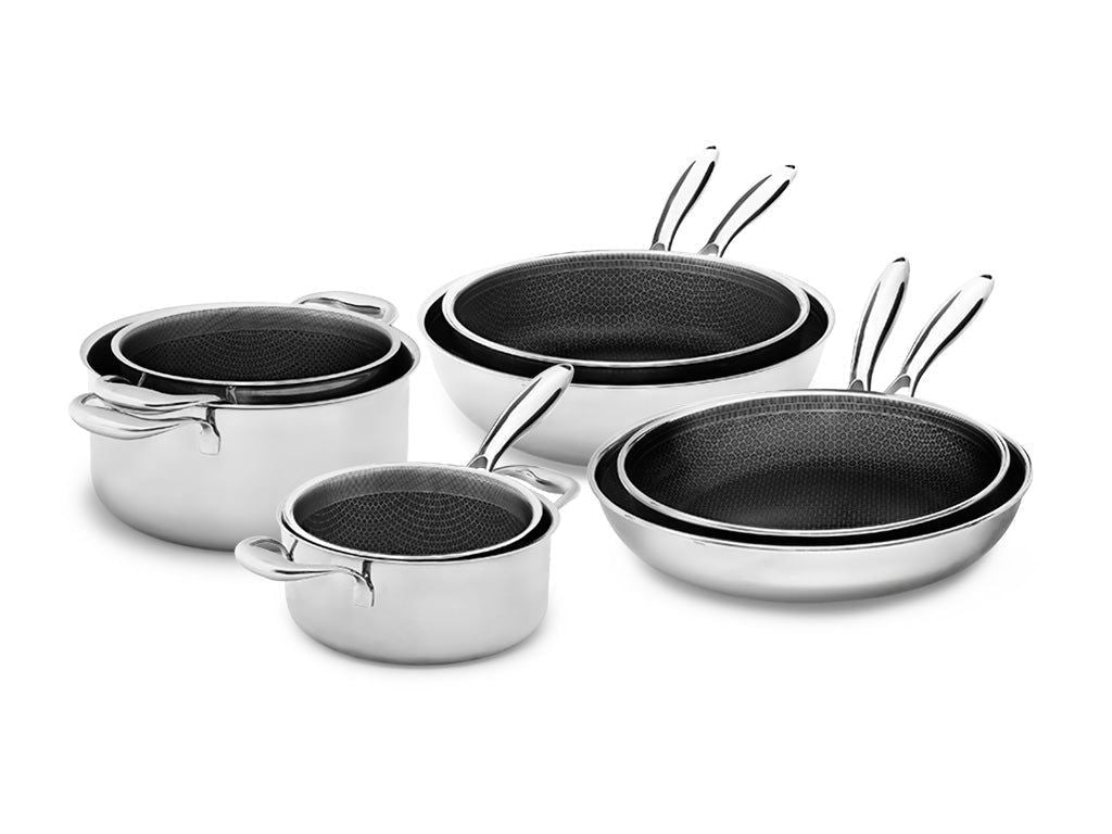 ONYX COOKWARE Hybrid Kochgeschirrset 8-teilig