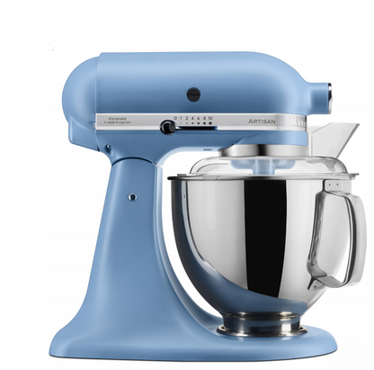 KitchenAid 4,8 L 5KSM175 Artisan Küchenmaschine Meatlover mit Ganzmetall- Fleischwolf