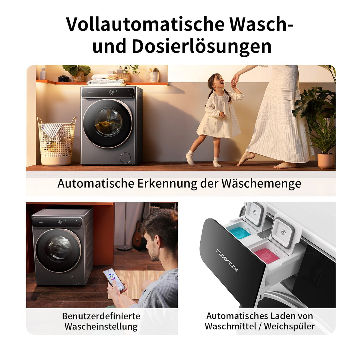 Roborock Zeo  One Waschtrockner mit der Zeo-Cycle® Trocknungstechnologie