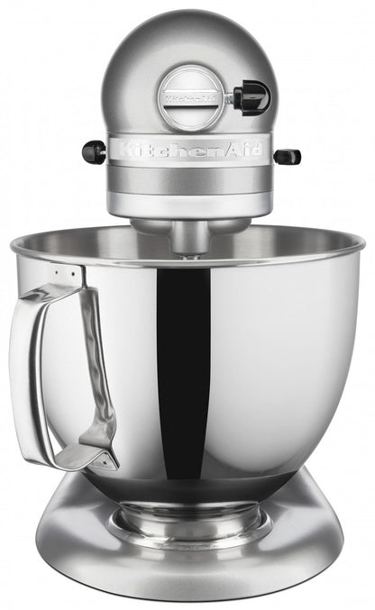KitchenAid 4,8 L 5KSM175 Artisan Küchenmaschine Steellover mit Edelstahl-Werkzeugen