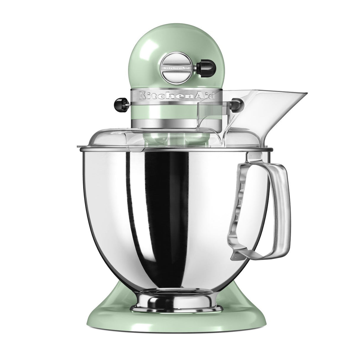 KitchenAid 4,8 L 5KSM175 Artisan Küchenmaschine Steellover mit Edelstahl-Werkzeugen