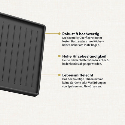 Praktische Ablage für drei Küchenhelfer