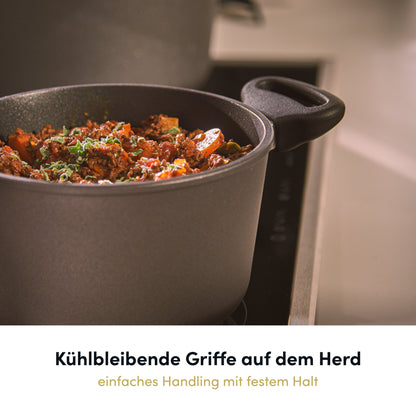 Schmorpfanne / Bräter rund Ø 20-32 cm I Deckel optional